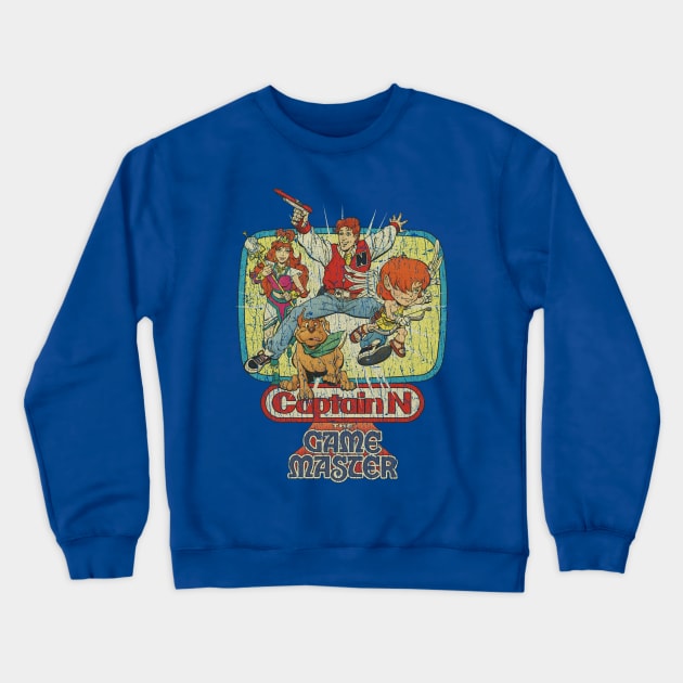 Captain N: The Game Master 1989 Crewneck Sweatshirt by JCD666